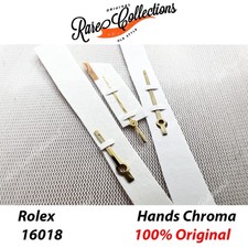 NEW Nuovo Rolex Hands 16018 DateJust Lancette Chromalight Oro