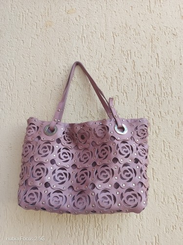 Borsa spalla traforata twin - borsa,