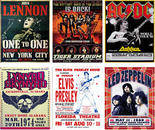 Set Di 6 Rock Band Poster