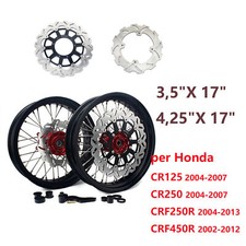 17" 4.25" Ruote Dischi Staffa per Honda CRF250R CRF450R 04-12 CR 125 250 04-07