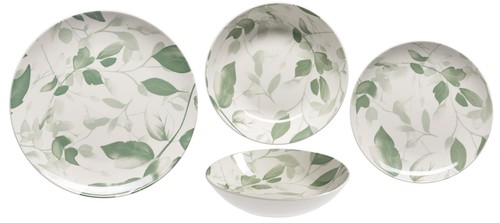 Mopita leaves set piatti - leaves,