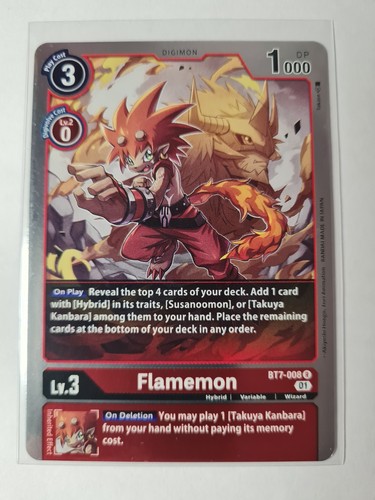 Digimon flamemon bt7 008 - digimon,