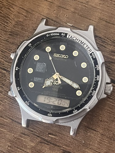 Seiko ana digi h601 802a - ana-digi, h601-802a