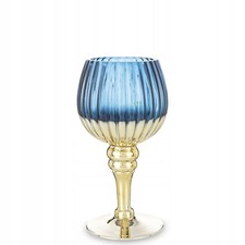 Calice in vetro portacandele