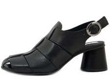 Sabot Donna in Pelle Nero