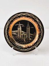 PIATTO DEL BUON RICORDO IN RAME VINTAGE MEDUGORJE ARTE SACRA