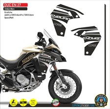 Adesivi carene DUCATI MULTISTRADA Enduro 1260 1200 corse nero opaco DUC EN 27