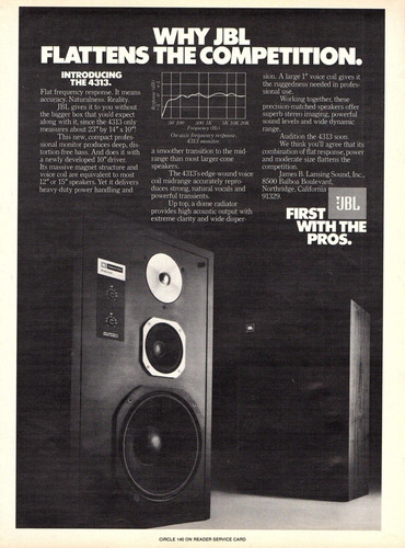 Altoparlanti stereo jbl 4313 - altoparlanti,
