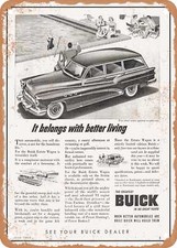 METAL SIGN - 1953 Buick Estate