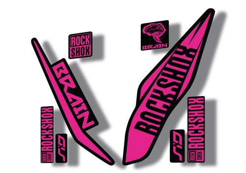 Adesivo decalcomania rock shox - adesivo,