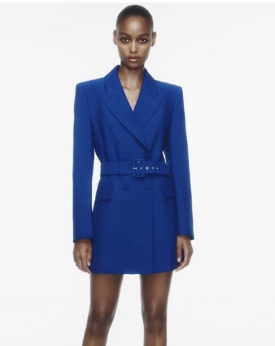 Zara blazer lungo doppiopetto - zara,