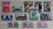 ITALIA REPUBBLICA Italy 1951 Lotto 16valori/13 values MNH  CV150+ SPL