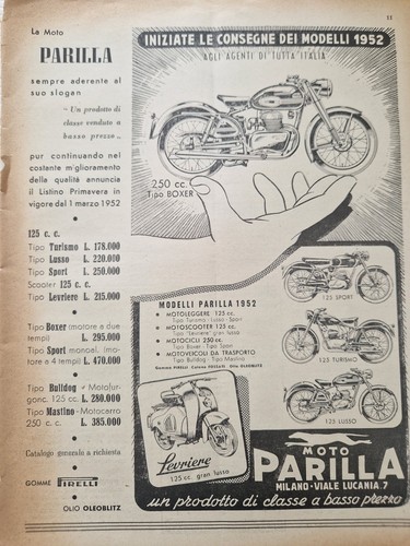 Pubblicita epoca moto - pubblicita,