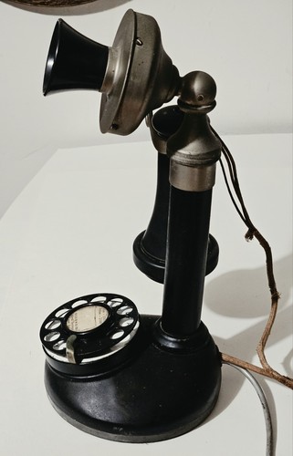 Antico telefono candela - antico,
