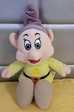 Peluche pupazzo nano 7 Sette nani Cucciolo 28 cm Disney