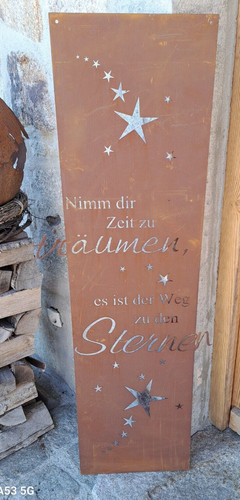 Insegna ruggine sogni stelle