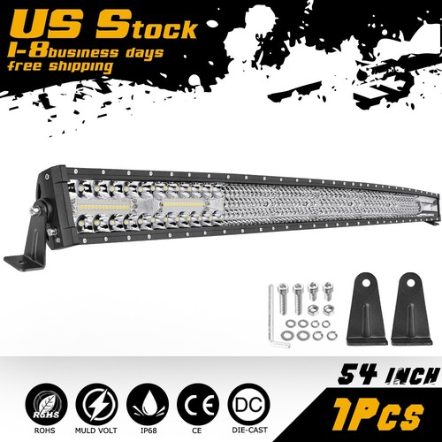 Curved led work light - curved, bar