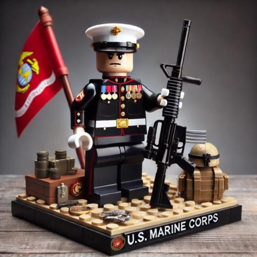 Squisita minifigure soldato - minifigure,