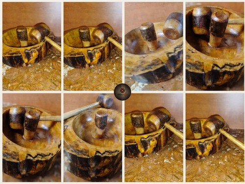 Ciotola spaccanoci legno - ciotola,
