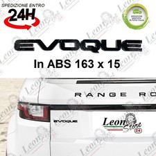 Logo Scritta posteriore Evoque Total Black per Range Rover stemma fregio L538