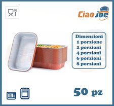 Vaschette Alluminio Smoothwall laccate asporto cucina professionale 50 pz