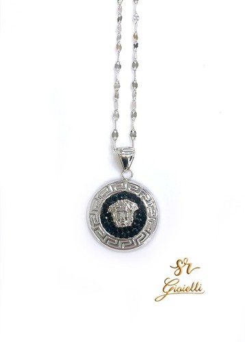 Collana catenina 50cm oro - collana,