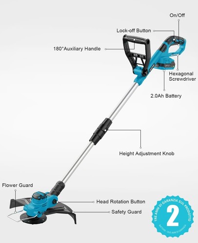 Decespugliatore batteria 21v - a,
