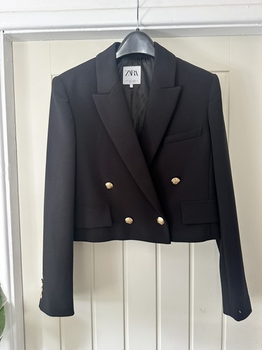 Blazer corto doppiopetto zara - corto,
