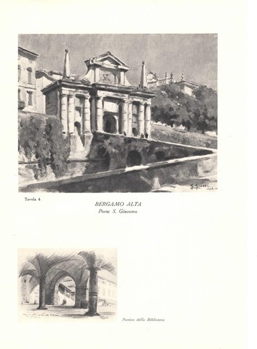 Bergamo alta porta san giacomo - porta,