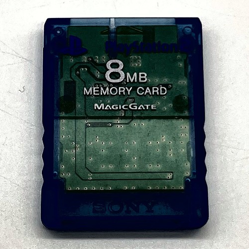 Memory card sony ps2 8mb - 8mb, blu