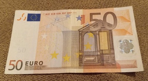 Banconota rara euro 2002 - rara,