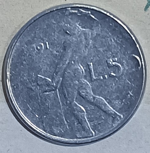 Moneta lire piccola del - 50,