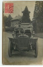 Carte Photo - Homme conduisant