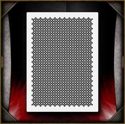 Modello stencil aerografo rete