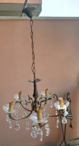 Lampadario cristallo e - lampadario, in