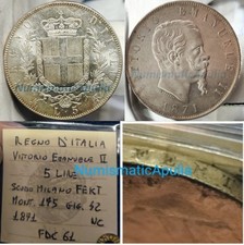 VITTORIO EMANUELE II - 5 Lire