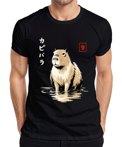 Shirt uomo capybara maiale - uomo,
