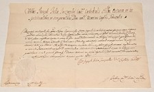 1825 Documento manoscritto