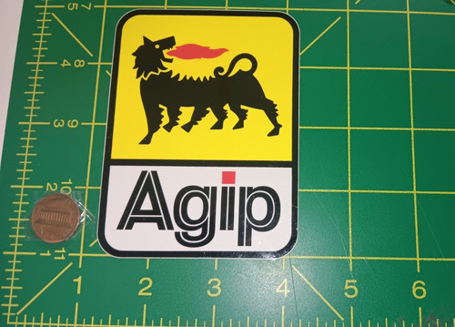Adesivo decalcomania agip - adesivo/decalcomania,