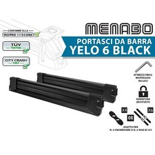 Porta sci per barre da tetto