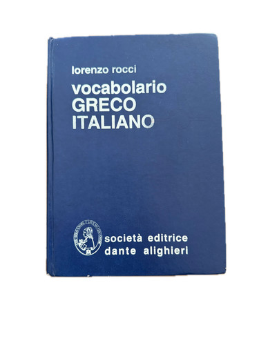 Rocci vocabolario greco latino - rocci,