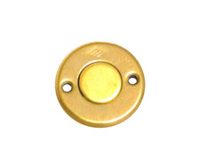 Pulsante in Ottone Lucido mm. 45 per Serratura Elettrica 12011-12016 CISA