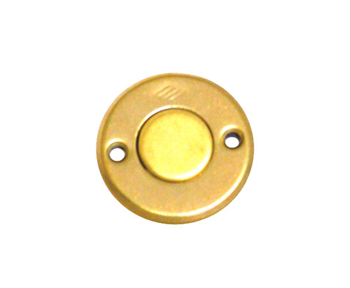 Pulsante ottone lucido - lucido, mm