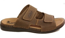 RIEKER scarpe ciabatte ciabatte marrone velcro nuove ciabatte out door