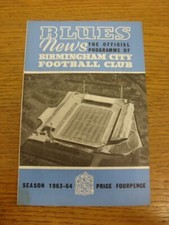 31/03/1964 Birmingham City v Aston Villa  (Light Mark To Corner). Faults with it