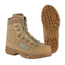 STIVALI DA COMBATTIMENTO ESERCITO BRITANNICO LOWA ELITE DESERT STIVALI DA SALTO SCARPE DA COMBATTIMENTO BEIGE
