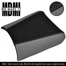 ADATTO PER DUCATI 888 COPRISEDILE ANTERIORE IN VINILE PERSONALIZZATO NERO E GRIGIO