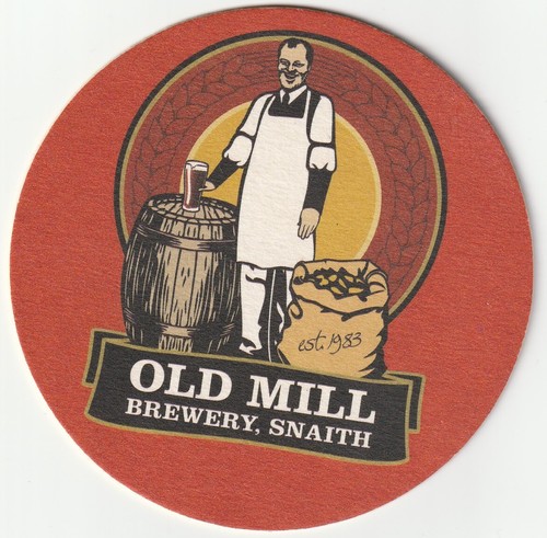 Beer mat old mill brewery - -,
