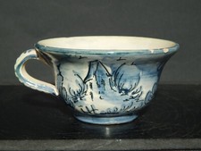 ANTICA TAZZA CERAMICA ALBISOLA