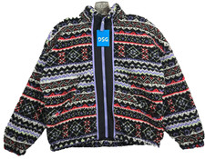 DSG Giacca Bambina Accogliente Pile Multicolore Full Zip Nuova Con Etichetta Extra Small 6 - 7